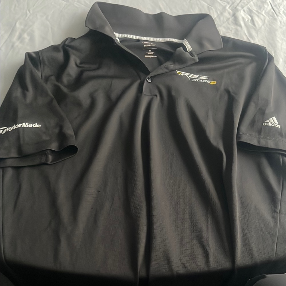 TaylorMade Black Performance Polo Shirt XL